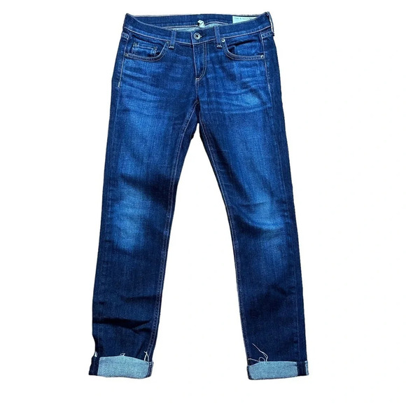 Rag& Bone Dre Skinny Raw Hem Jean.  Sz: 25 - Picture 5 of 12